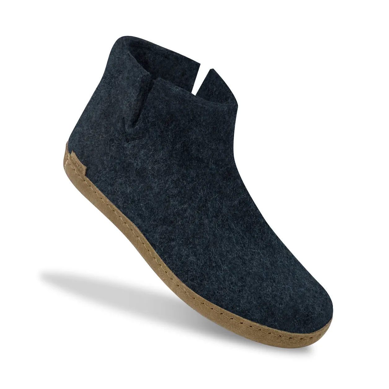 Glerups The Boot With Leather Sole in Denim