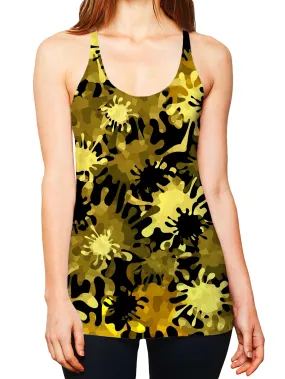 Gold Splatter Women's Tank