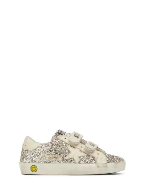 Golden Goose   Old School glitter leather sneakers 