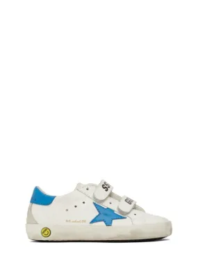 Golden Goose   Old School leather strap sneakers 