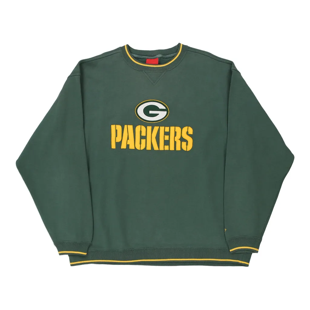 Green Bay Packers Reebok NFL Sweatshirt - 2XL Green Cotton Blend