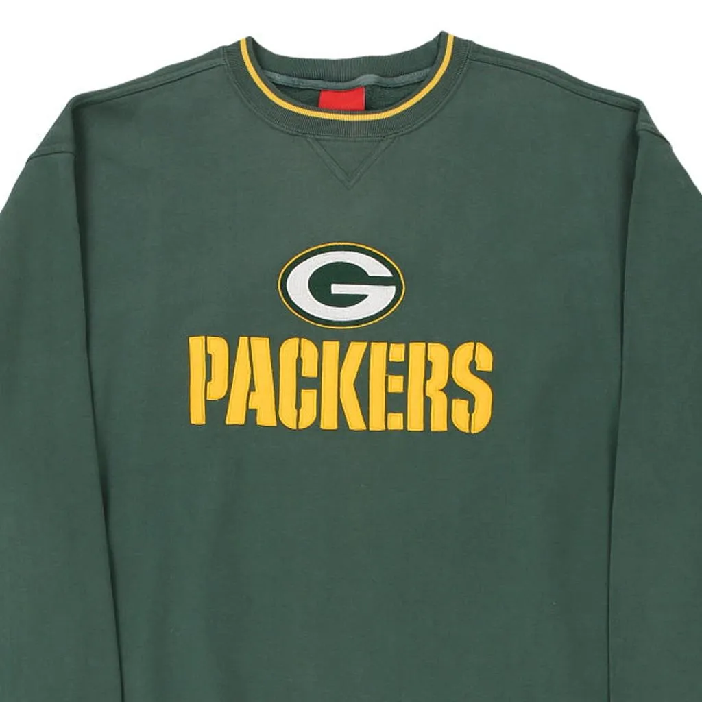 Green Bay Packers Reebok NFL Sweatshirt - 2XL Green Cotton Blend