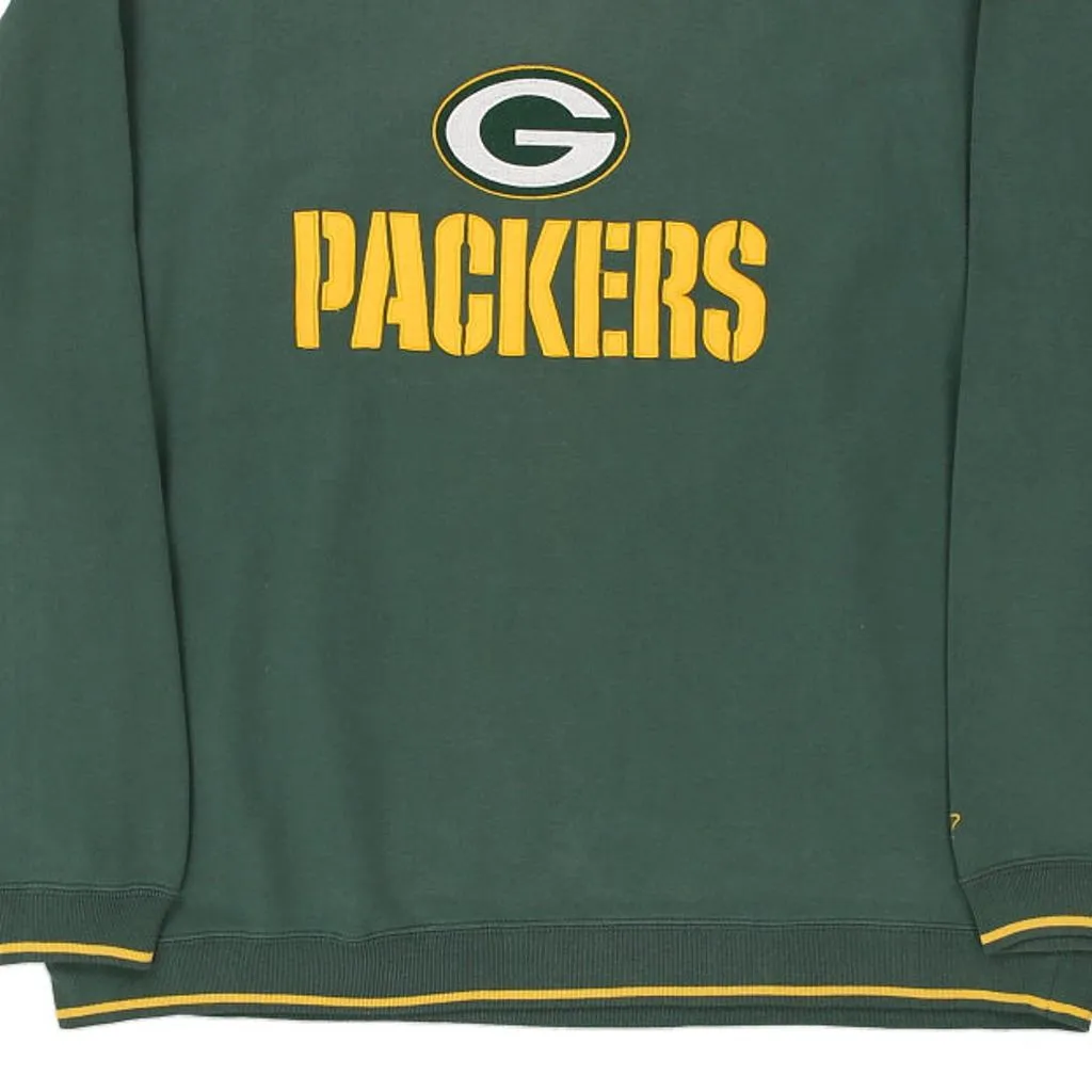 Green Bay Packers Reebok NFL Sweatshirt - 2XL Green Cotton Blend