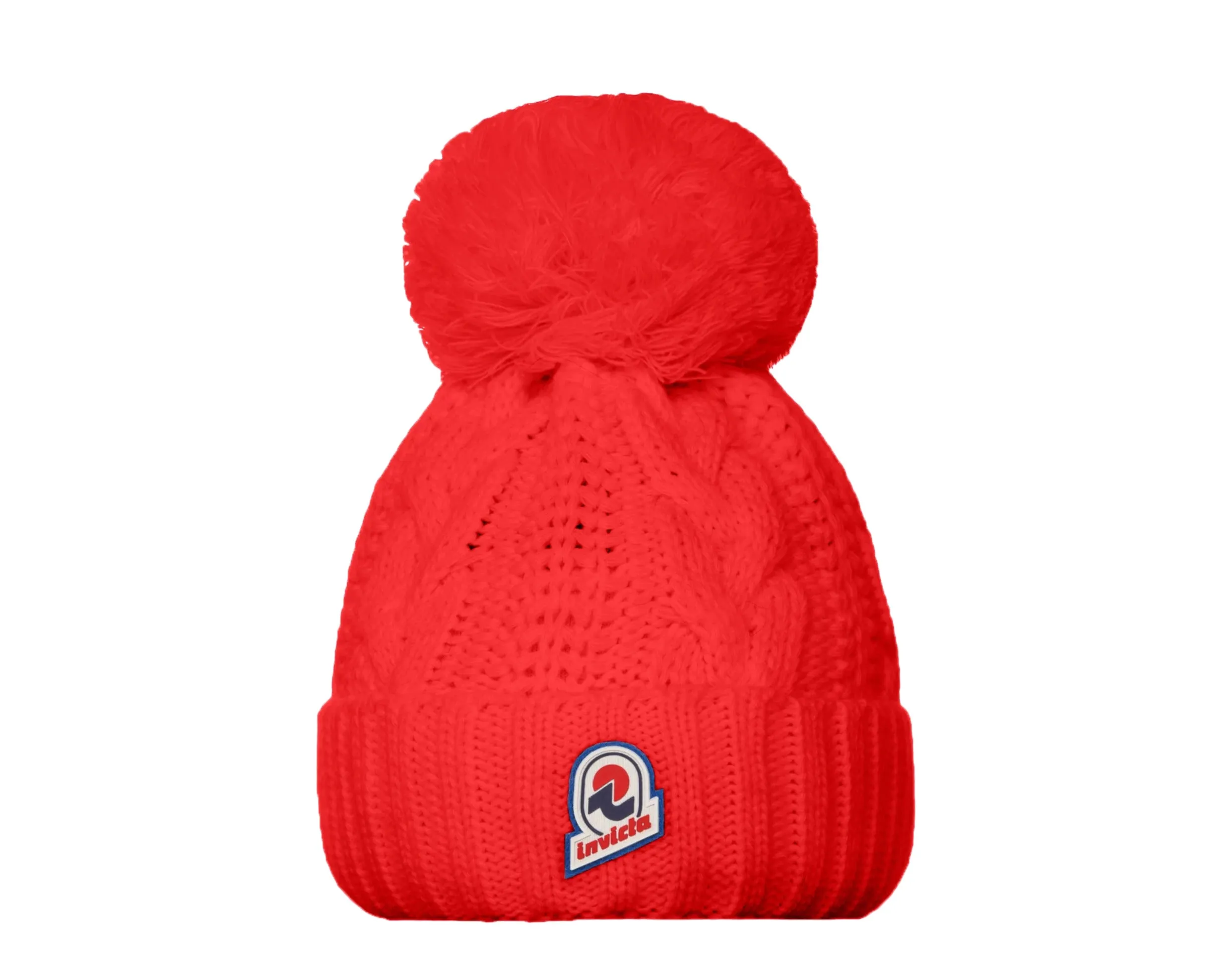 Invicta Tuque Pom-Pom Knit Cuffed Hat