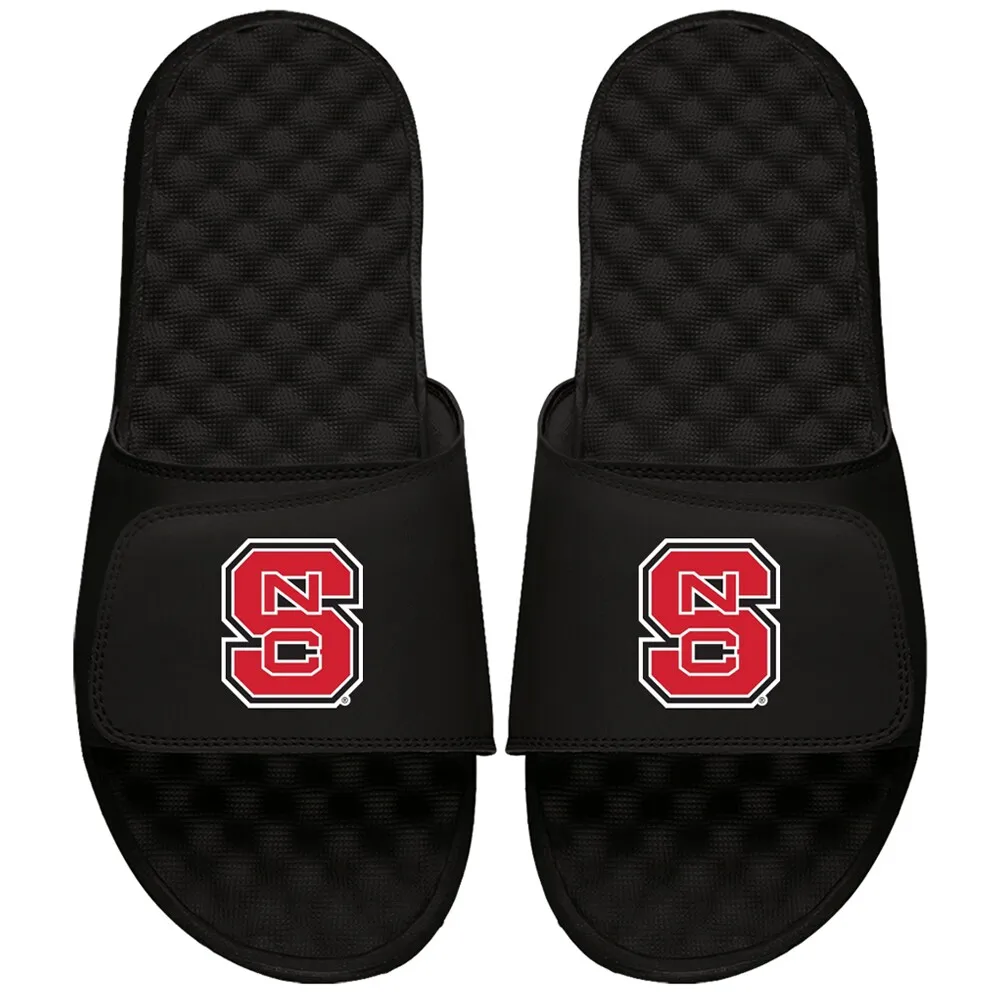 ISlide NC State Wolfpack Black Primary Logo Slide Sandals