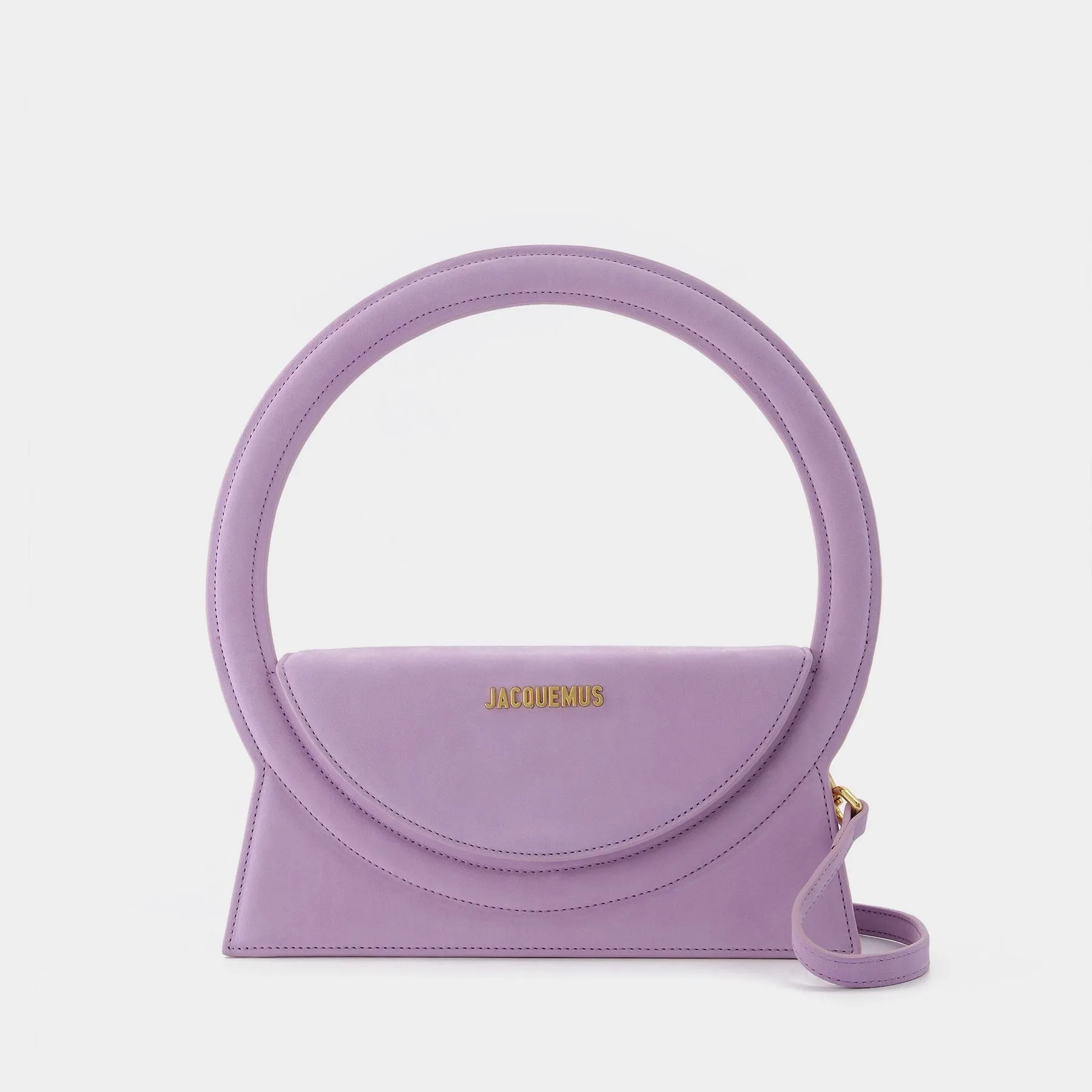 Jacquemus  Le Rond bag in Purple Leather