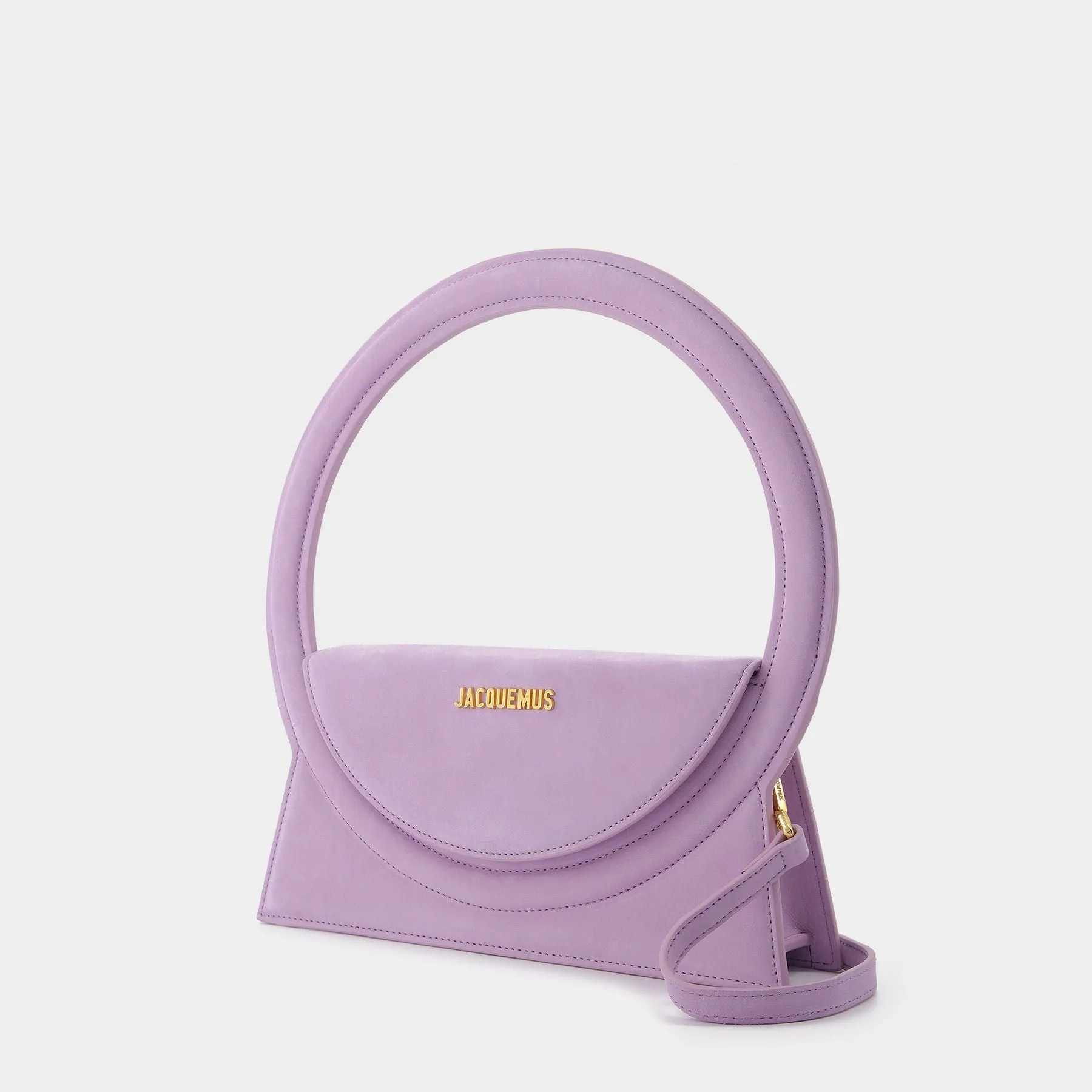 Jacquemus  Le Rond bag in Purple Leather