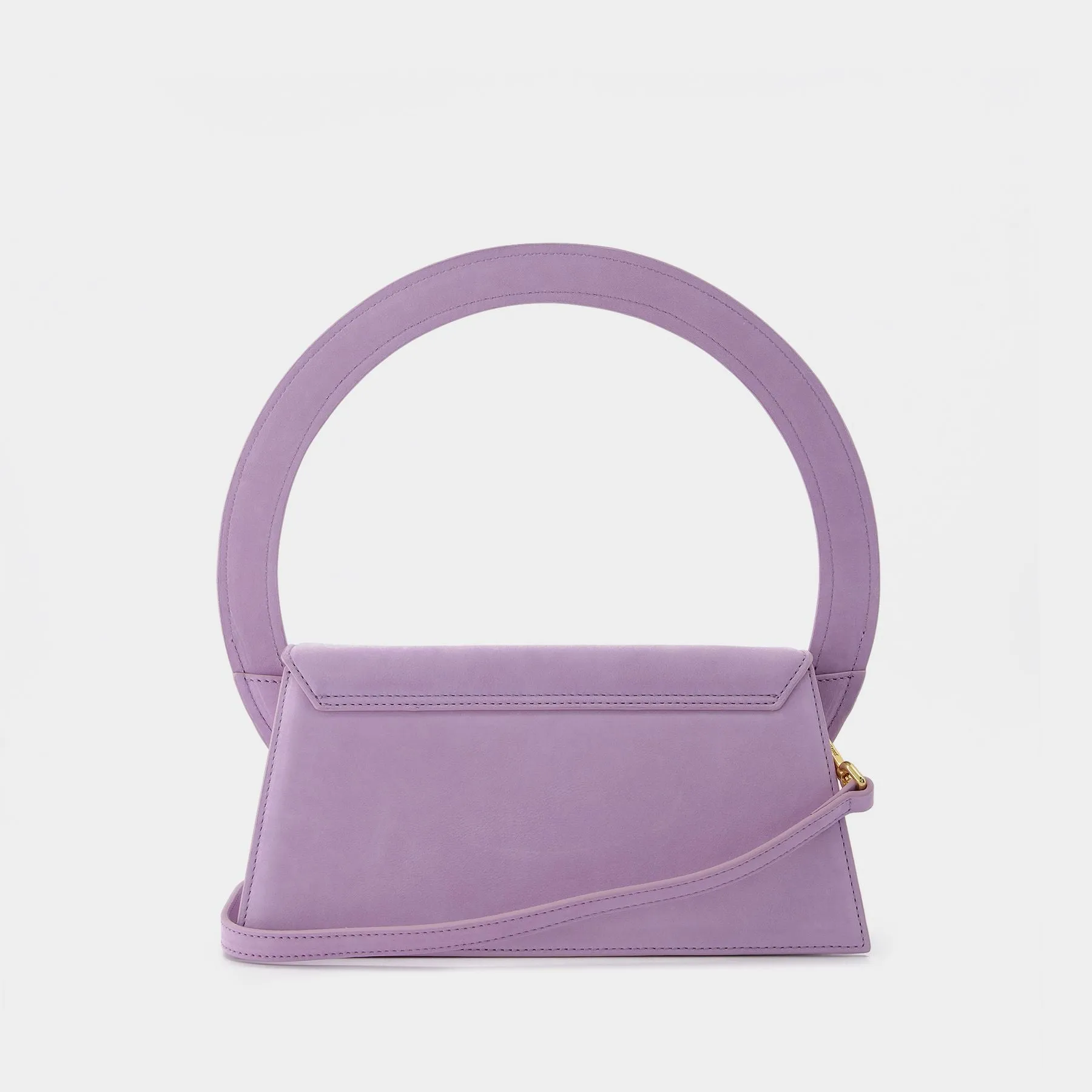 Jacquemus  Le Rond bag in Purple Leather