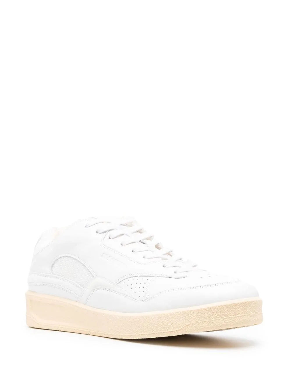 Jil Sander    Jil Sander Logo Leather Sneakers