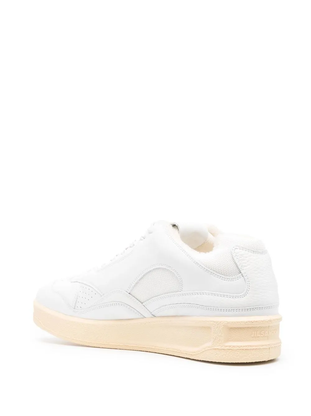 Jil Sander    Jil Sander Logo Leather Sneakers