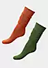 Joe Browns Pack of 2 Cosy Autumnal Knee-High Boot Socks