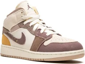 Jordan Kids Air Jordan 1 Mid SE Craft Inside Out Taupe Haze sneakers Neutrals