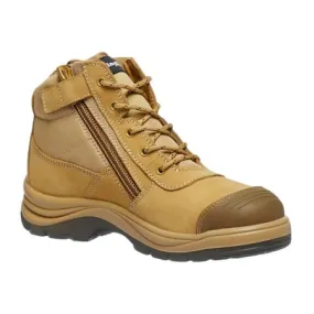 KingGee K27100 Tradie Steel Cap Safety Boot 5" Wheat