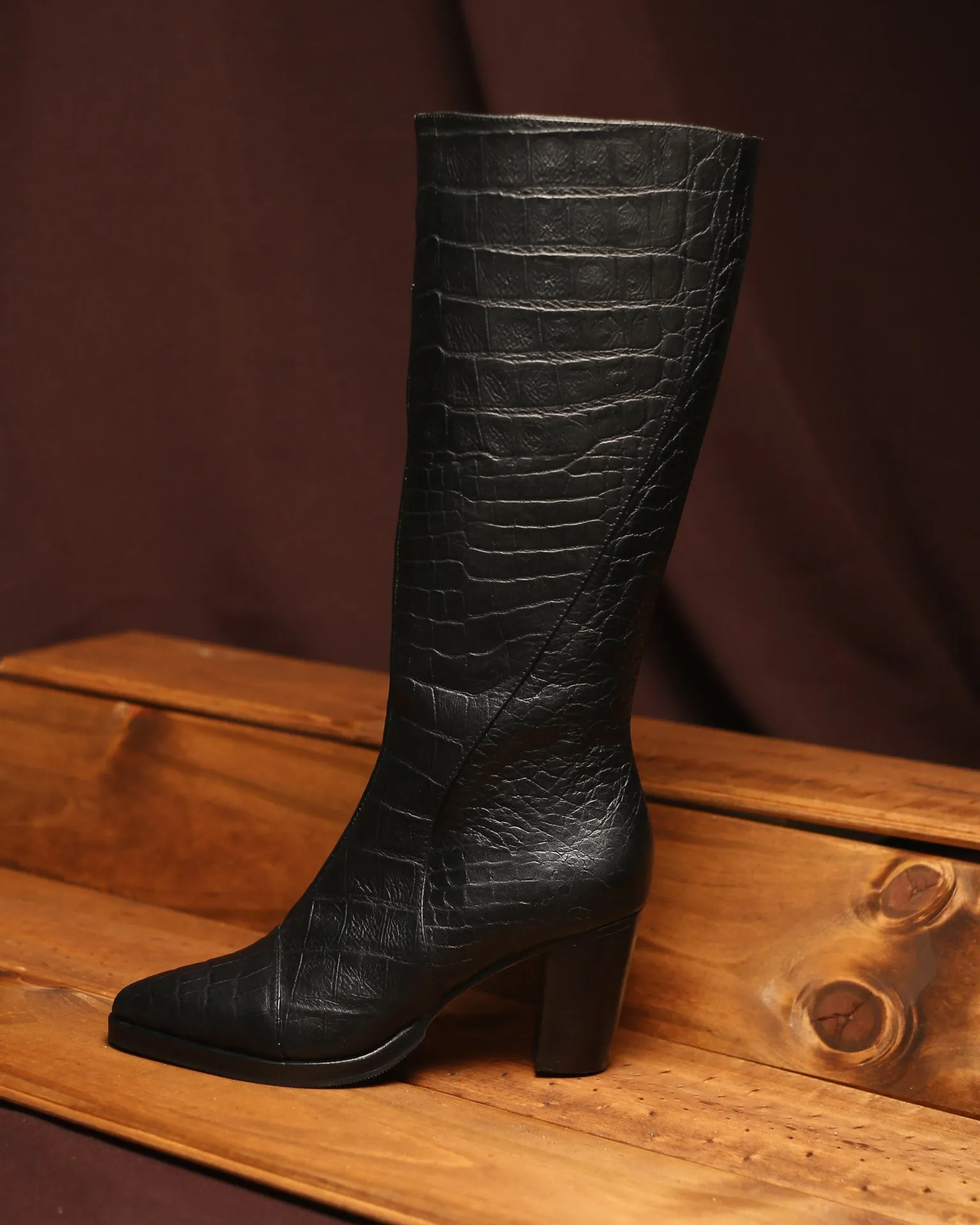 Knee-High Boot Danay CR Black