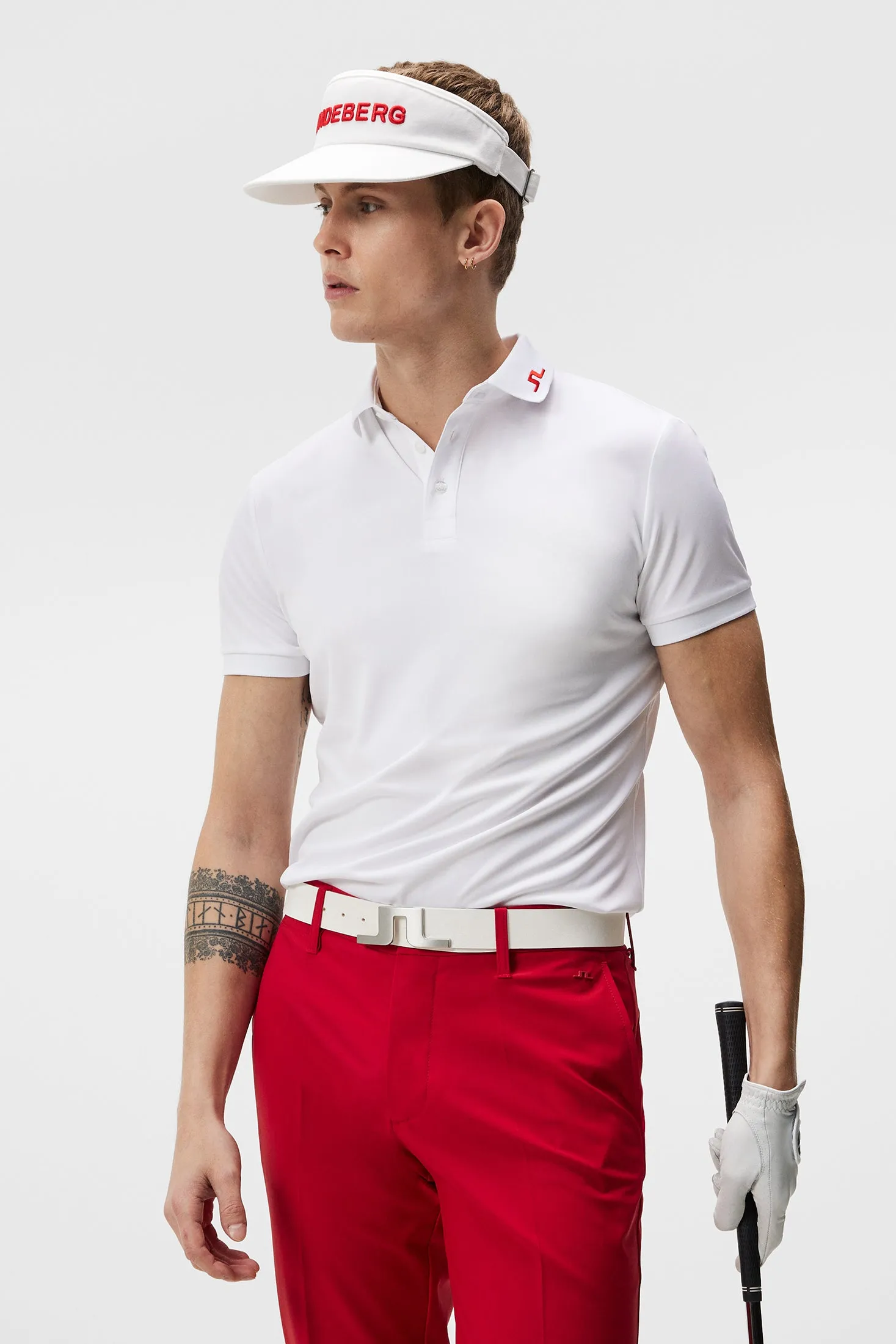 KV Regular Fit Polo / Fiery Red