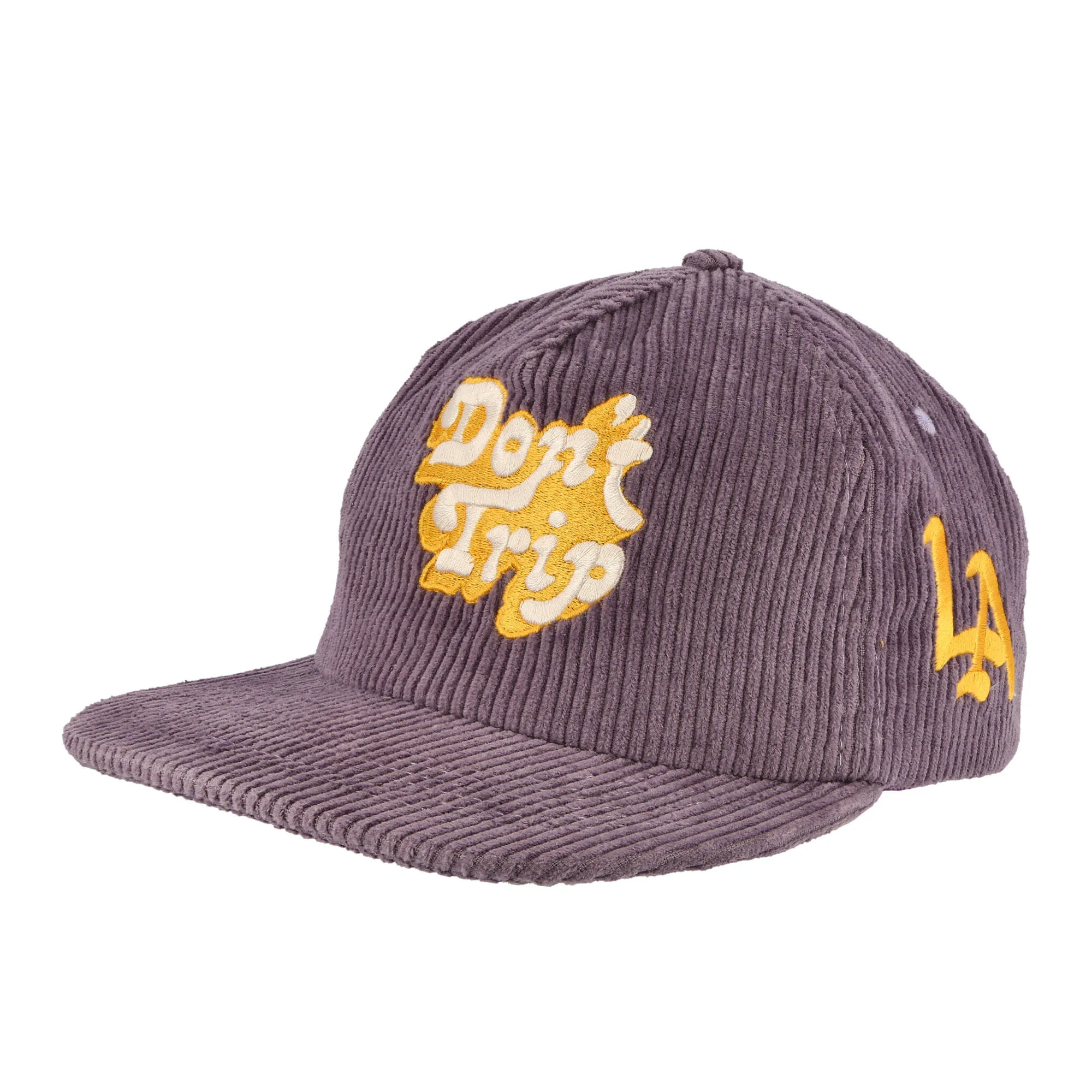 LA Dont Trip Fat Corduroy Snapback Hat