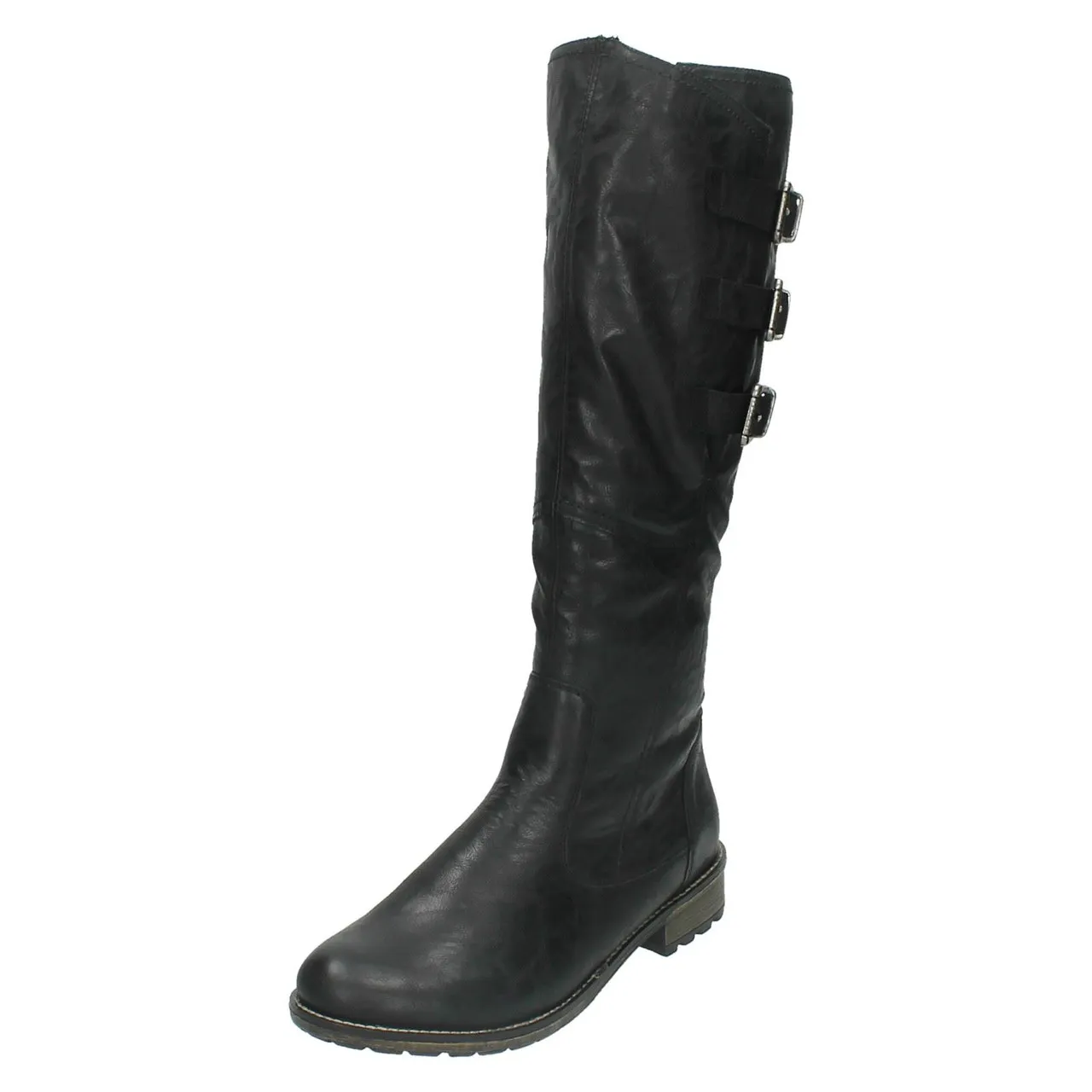 Ladies Remonte High Leg Biker Style Boot R3370