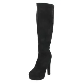 Ladies Spot On High Leg Heeled Boot