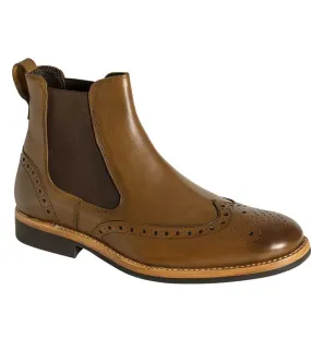 Leather Dealer Boot - Stanley by Hoggs of Fife