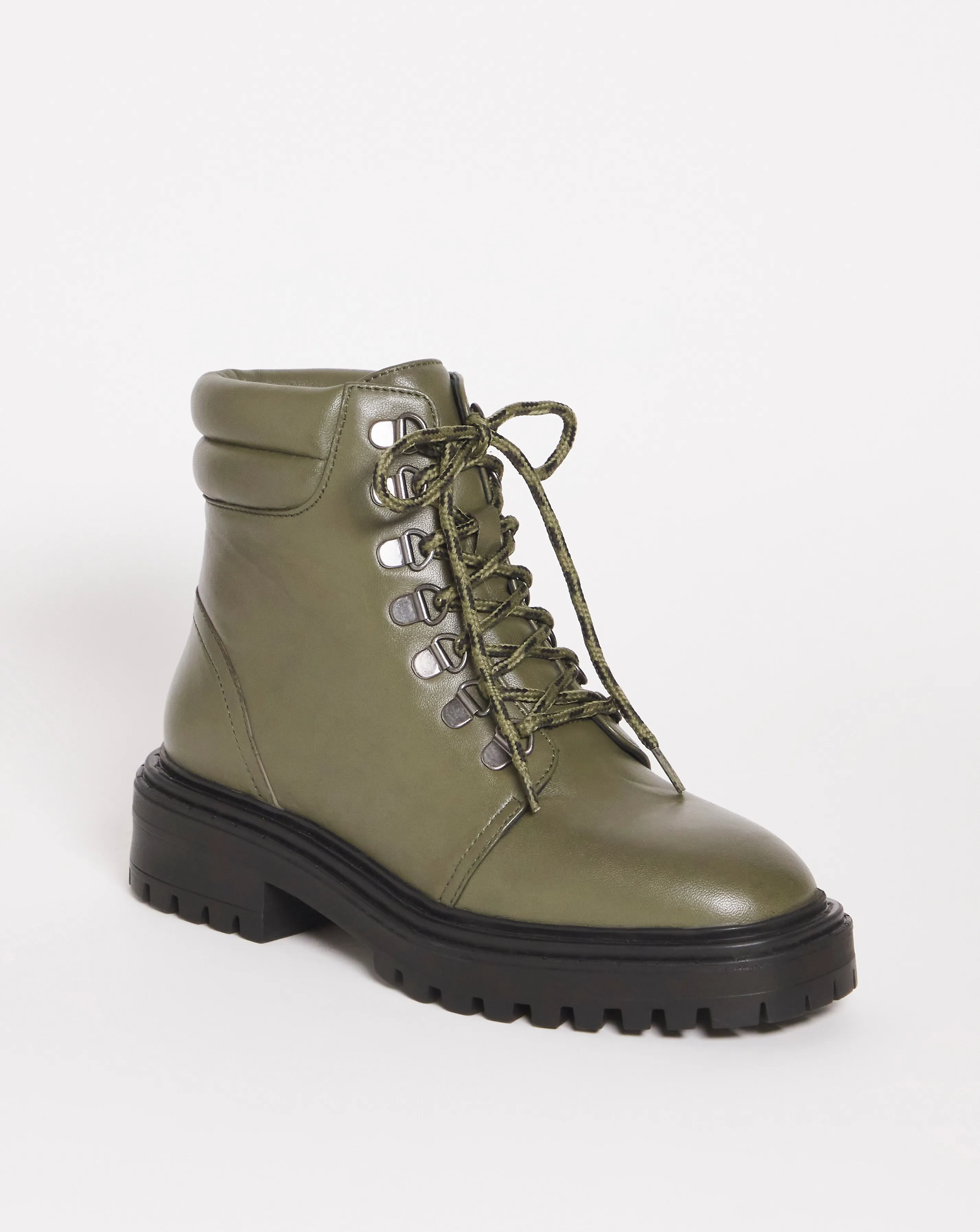 Leather Hiker Style Boot E Fit | Simply Be