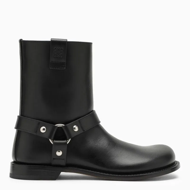 LOEWE Black Leather Biker Boot from Paulas Ibiza Capsule for Women