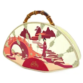 Loungefly X Disney Mulan Bamboo Handle Fan Handbag