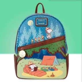 Loungefly x Peanuts Beagle Scouts 50th Anniversary Mini Backpack