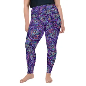 Lovely Mosaic Plus Size Leggings