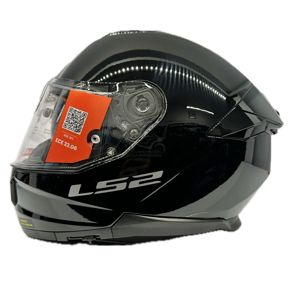 LS2 FF808 Stream II Plain Helmet - Black