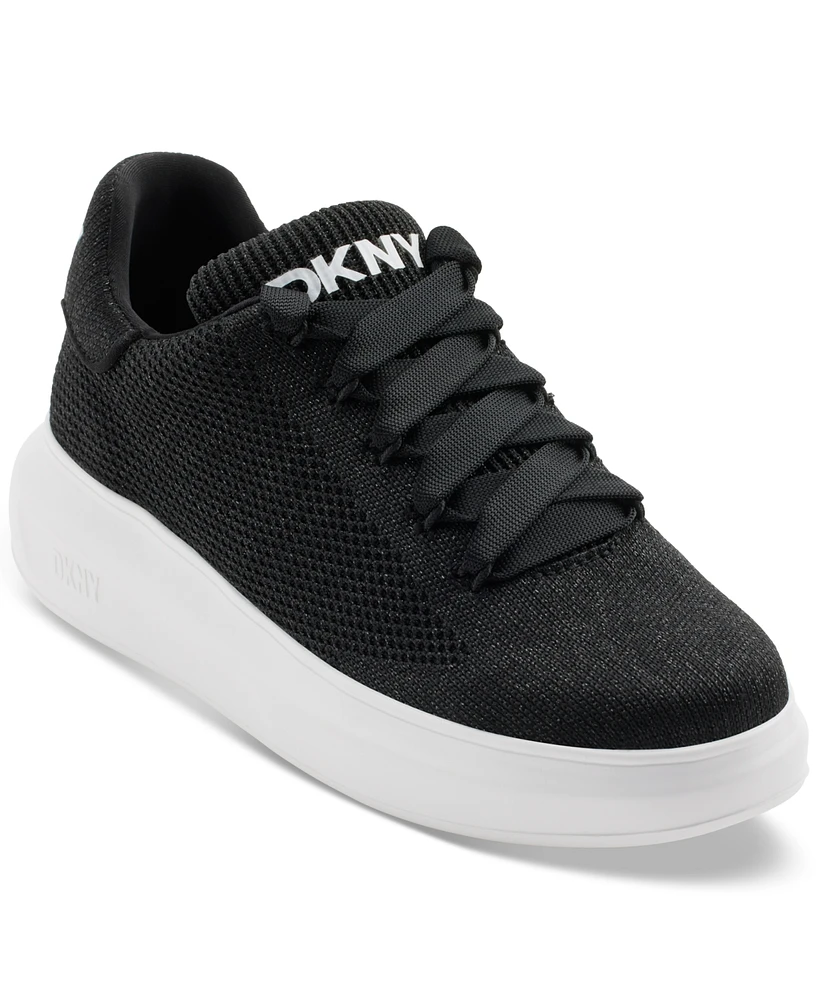 Macy's Dkny Women's Jewel Knit Lace-Up Sneakers