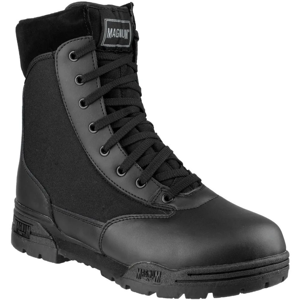 Magnum Mens Magnum Classic CEN Lace Up Leather Patrol Boot Black