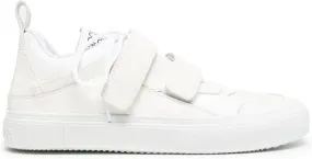 Marcelo Burlon County of Milan logo-print low-top leather sneakers White