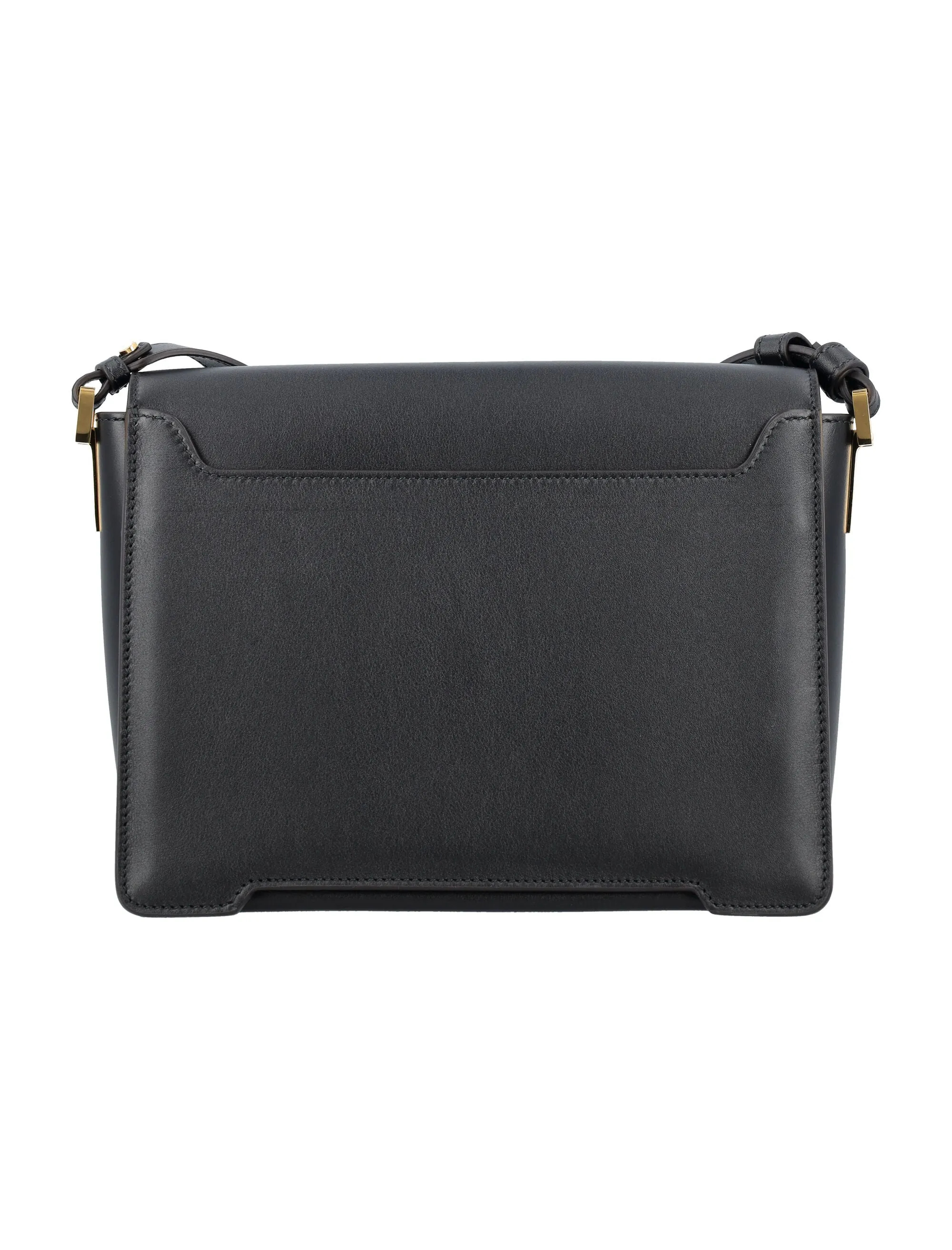 MARNI Elegant Trunk Mini Shoulder Bag in Black - 18x23x8cm