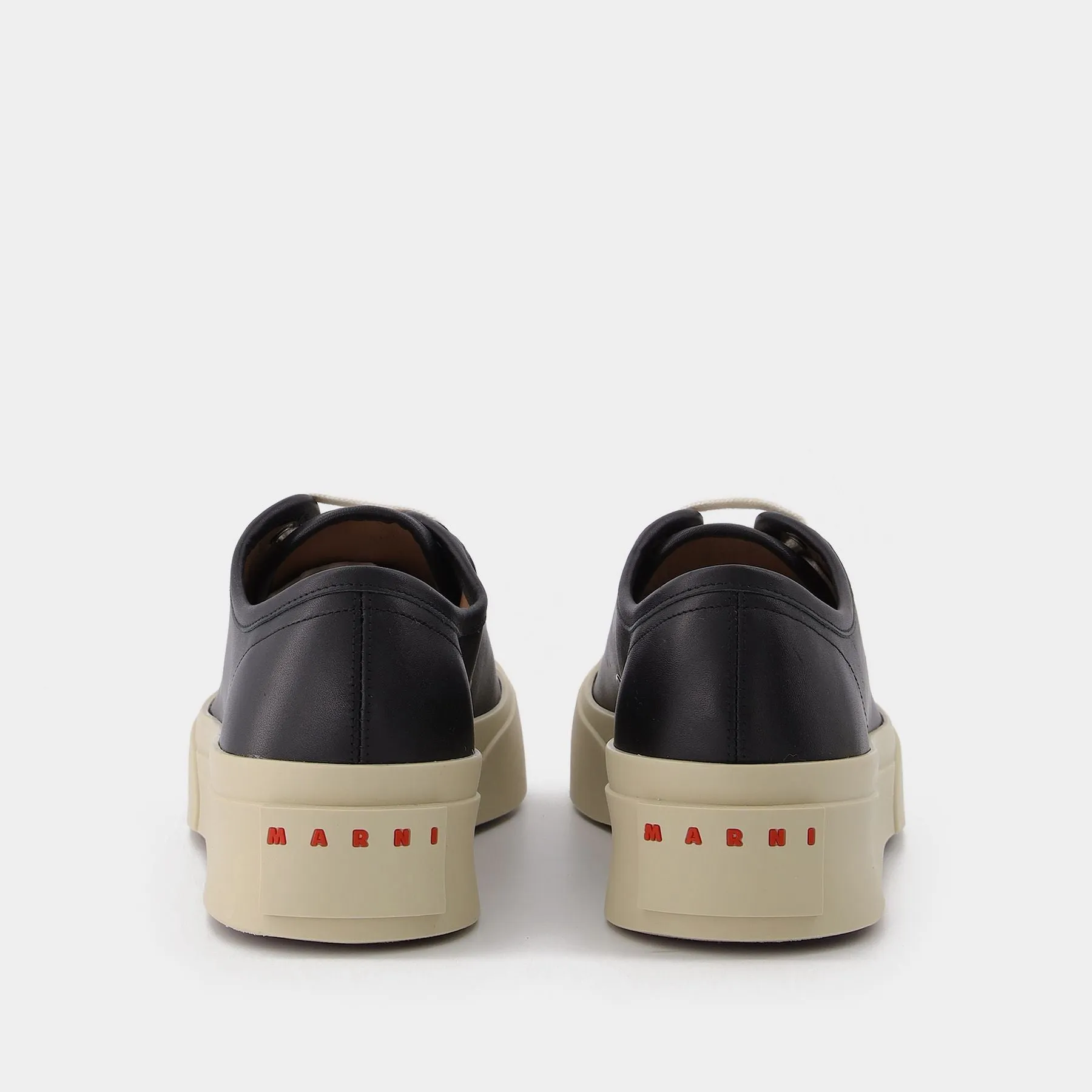 Marni  Pablo Lace-Up Sneakers - Marni - Black - Leather