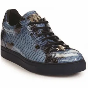 Mauri 8825 Patent Leather Sneakers Blue (Special Order)