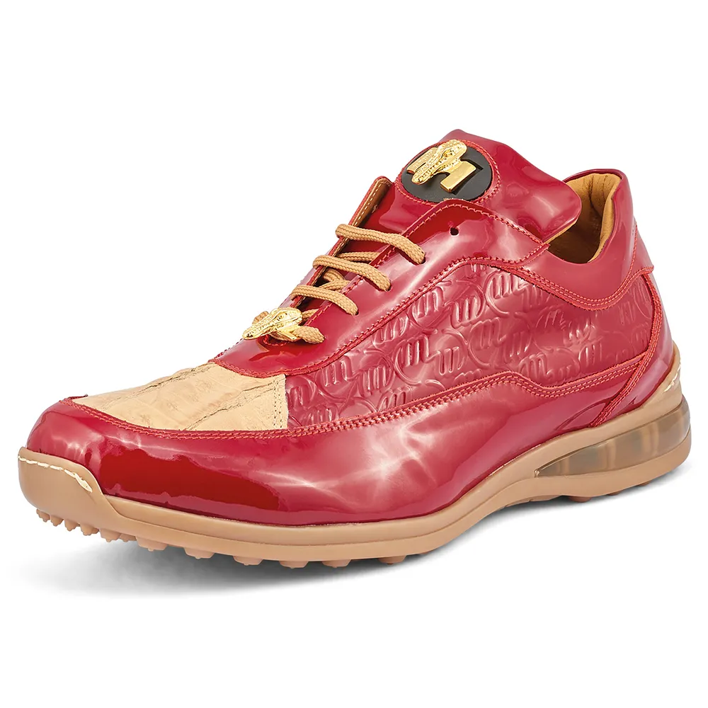 Mauri Bubble 8900/2 Patent / Baby Croc & Patent Embossed Sneakers Raspberry / Champagne