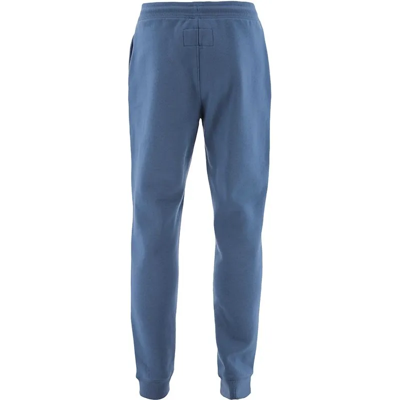 Men's Trigger Fleece Skinny Tracksuit Bottoms Blue / White