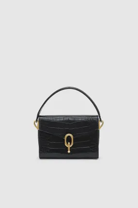 Mini Colette Bag - Black Embossed