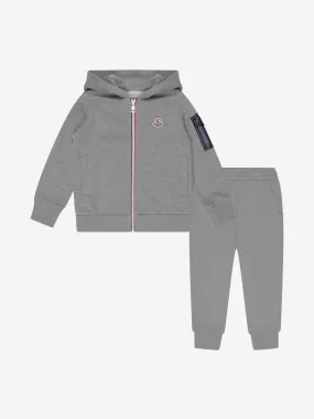 Moncler Enfant Moncler Boys Cotton Logo Print Tracksuit