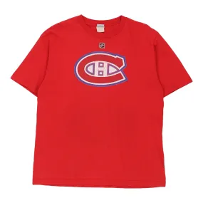 Montreal Canadiens Reebok NHL T-Shirt - XL Red Cotton