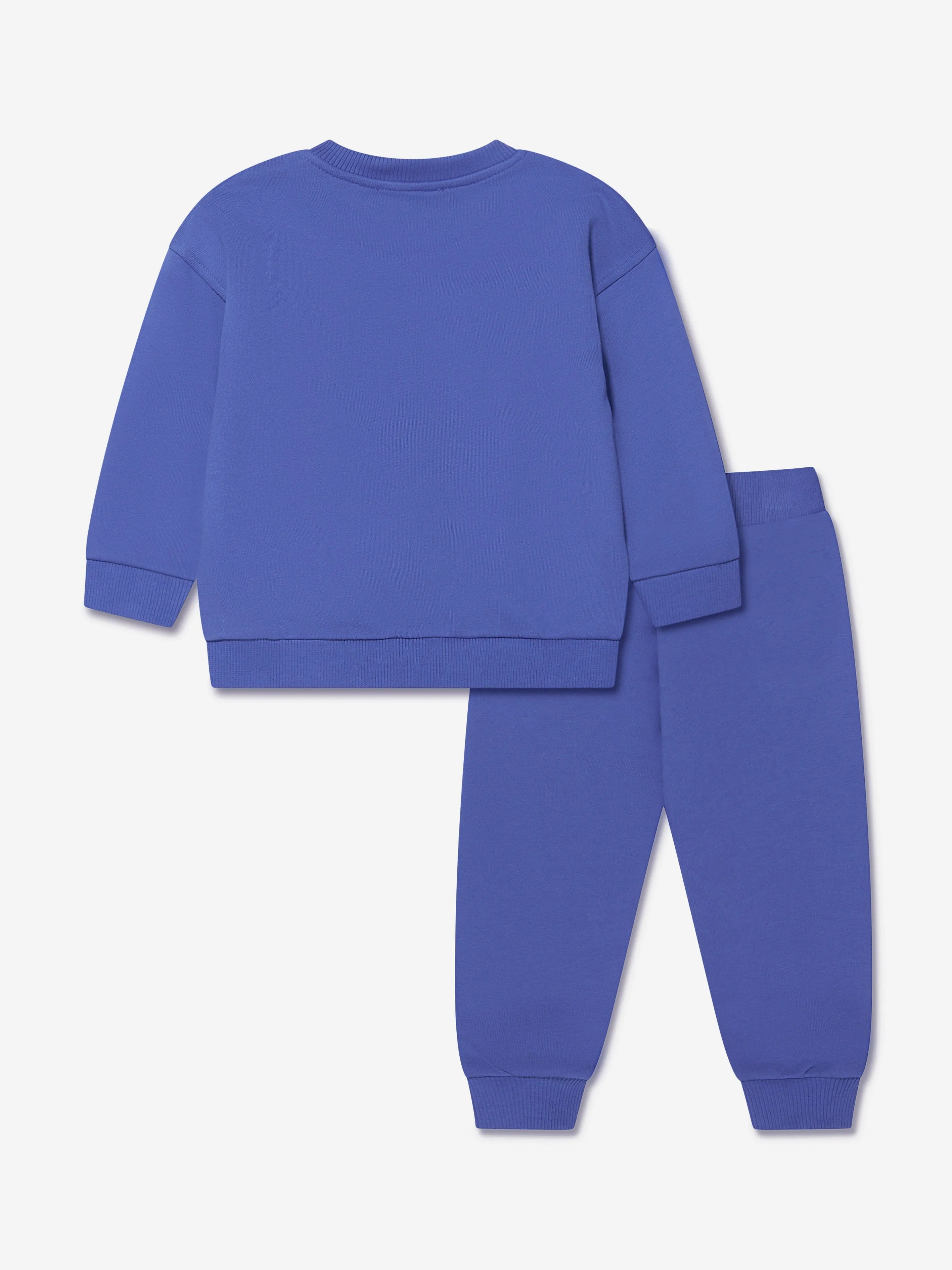 Moschino Baby Boys Milano Logo Tracksuit in Blue