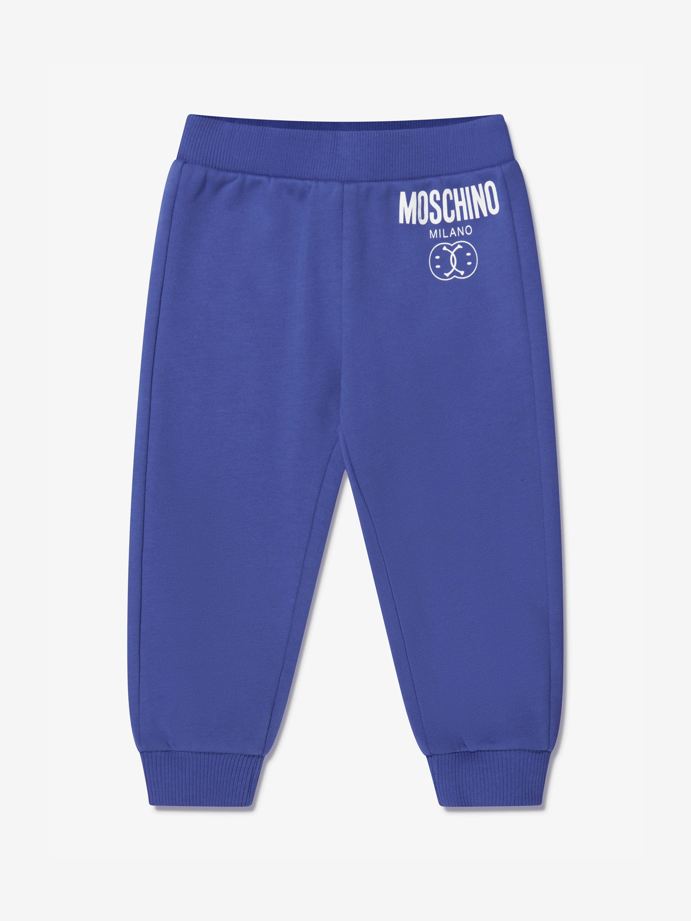 Moschino Baby Boys Milano Logo Tracksuit in Blue