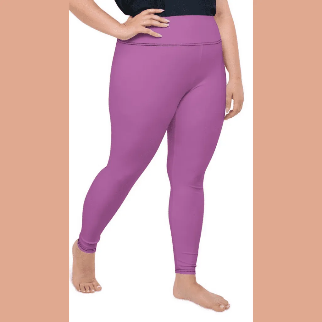 Mulberry Purple Plus Size Leggings