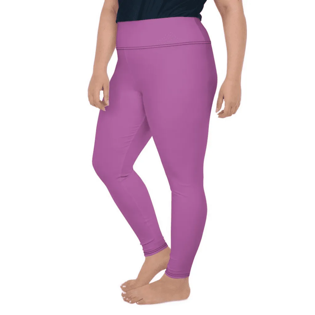 Mulberry Purple Plus Size Leggings