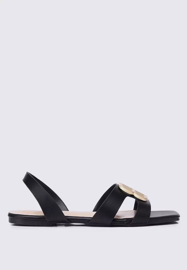 My Ballerine My Ballerine Berenice Comfy Sandals In Black