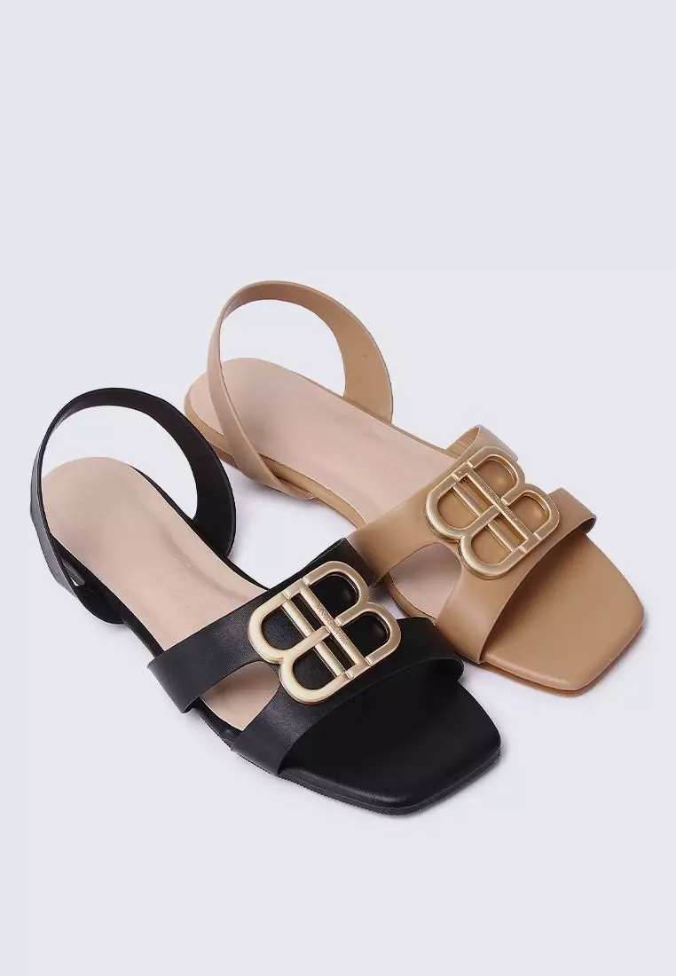 My Ballerine My Ballerine Berenice Comfy Sandals In Black