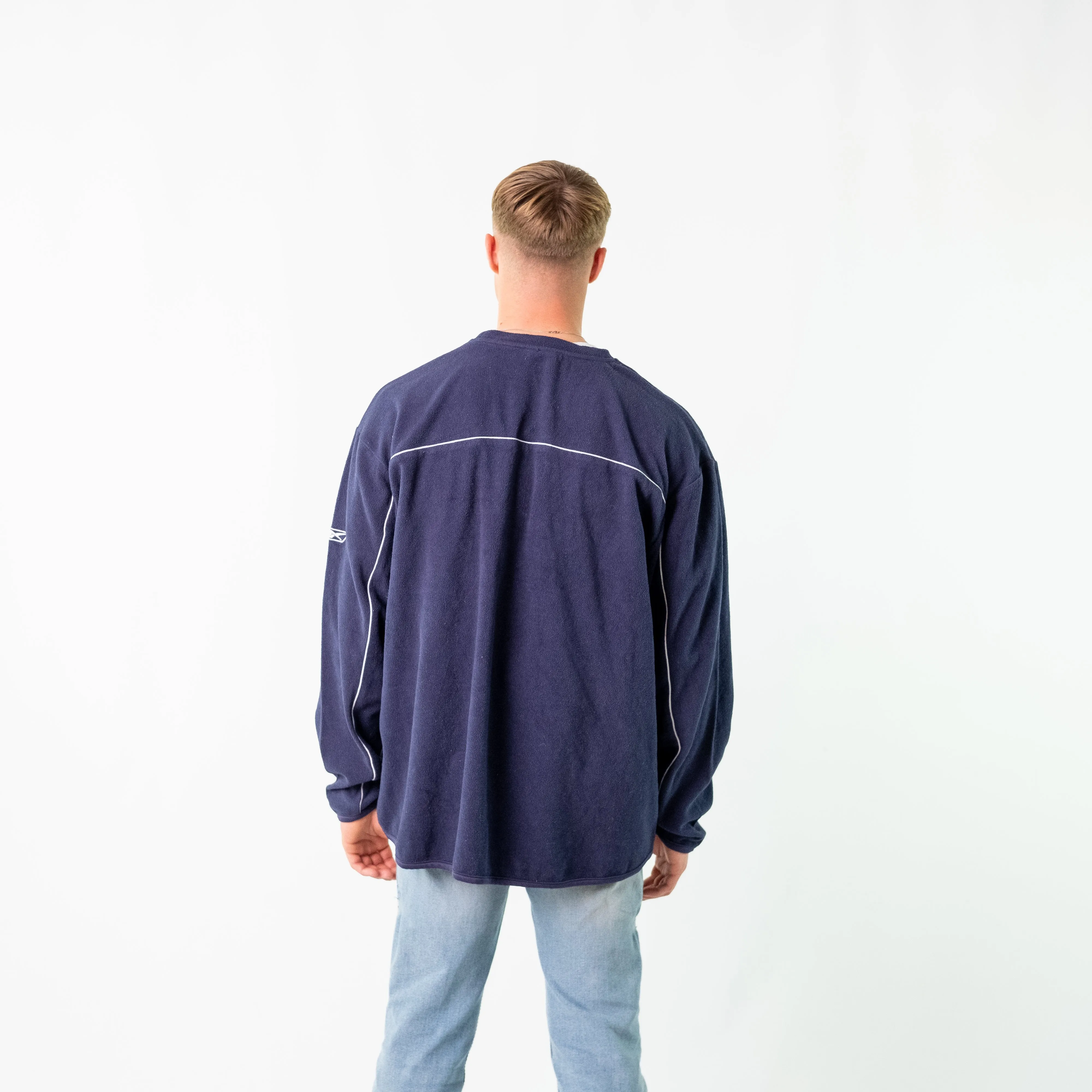 Navy Blue 90s Reebok NFL Fleece (XXL)