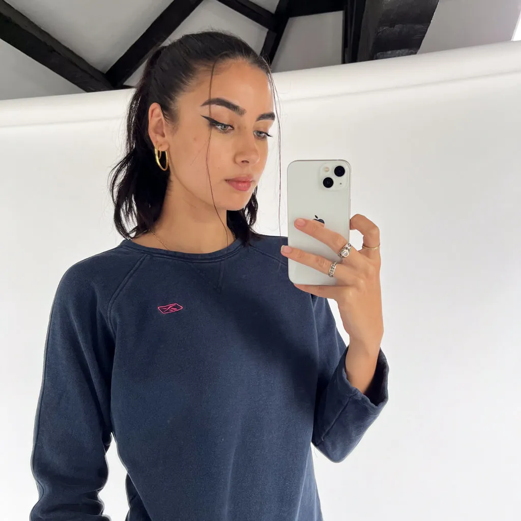 Navy Blue 90s Reebok Sweatshirt (M)