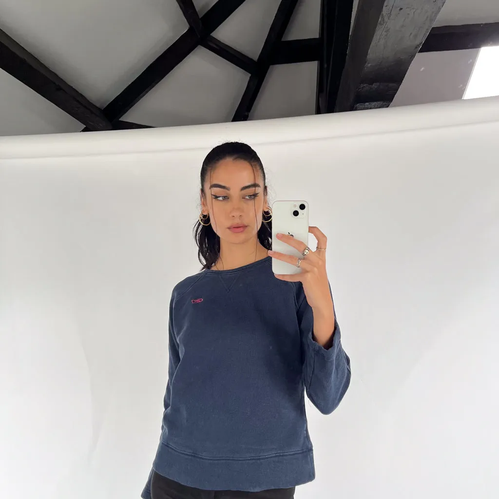 Navy Blue 90s Reebok Sweatshirt (M)