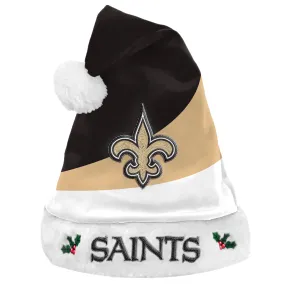 New Orleans Saints Colorblock Santa Hat